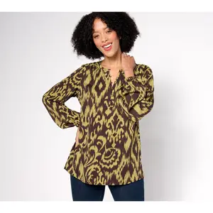 Belle by Kim Gravel Modern Chic Pintuck Blouse