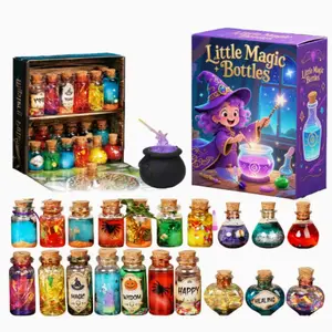 Witch Magician Magic Potion Bottle Set, Steam Science Experiment Toy, DIY Natural Phenomenon Kit, Interactive Magic Gift for Kids Aged 6+