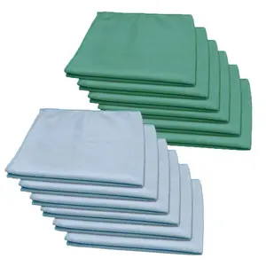 Glass & Mirror Microfiber Towel (16"x16", 290GSM, Pack of 6)