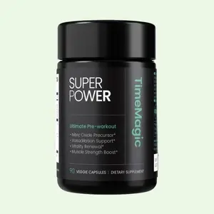 SUPERPOWER Supplement,Spermidine ,Ginseng ,L-Citrulline,L-Arginine,Zinc,Folate  – 90 Capsules