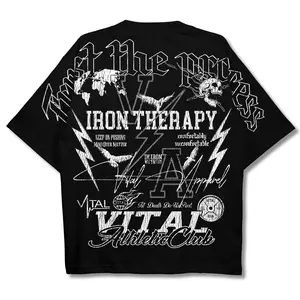 Oversized Pump Cover T-Shirt - Emblems