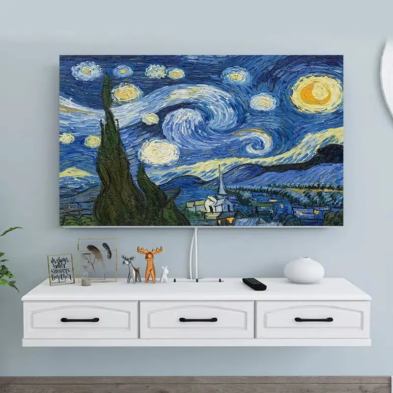 TV Dust Cover | Blue Skies