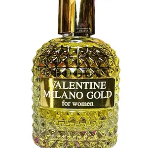 Valentine Milano Gold Eau De Parfum for Women, 3.4Oz/100mL