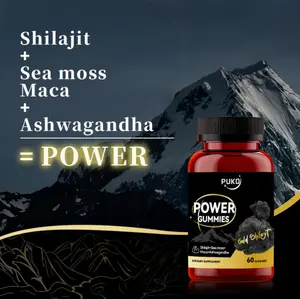 PUKO-POWER -Oyster Daily DietarySupplement 60 Gummies Shilajit GummiesTaurine,-MadeinUSA-FDA&GMP-afs1 Energy Nutrition Healthcare Edible Natural Fitness Calcium Vitamin Bathroom