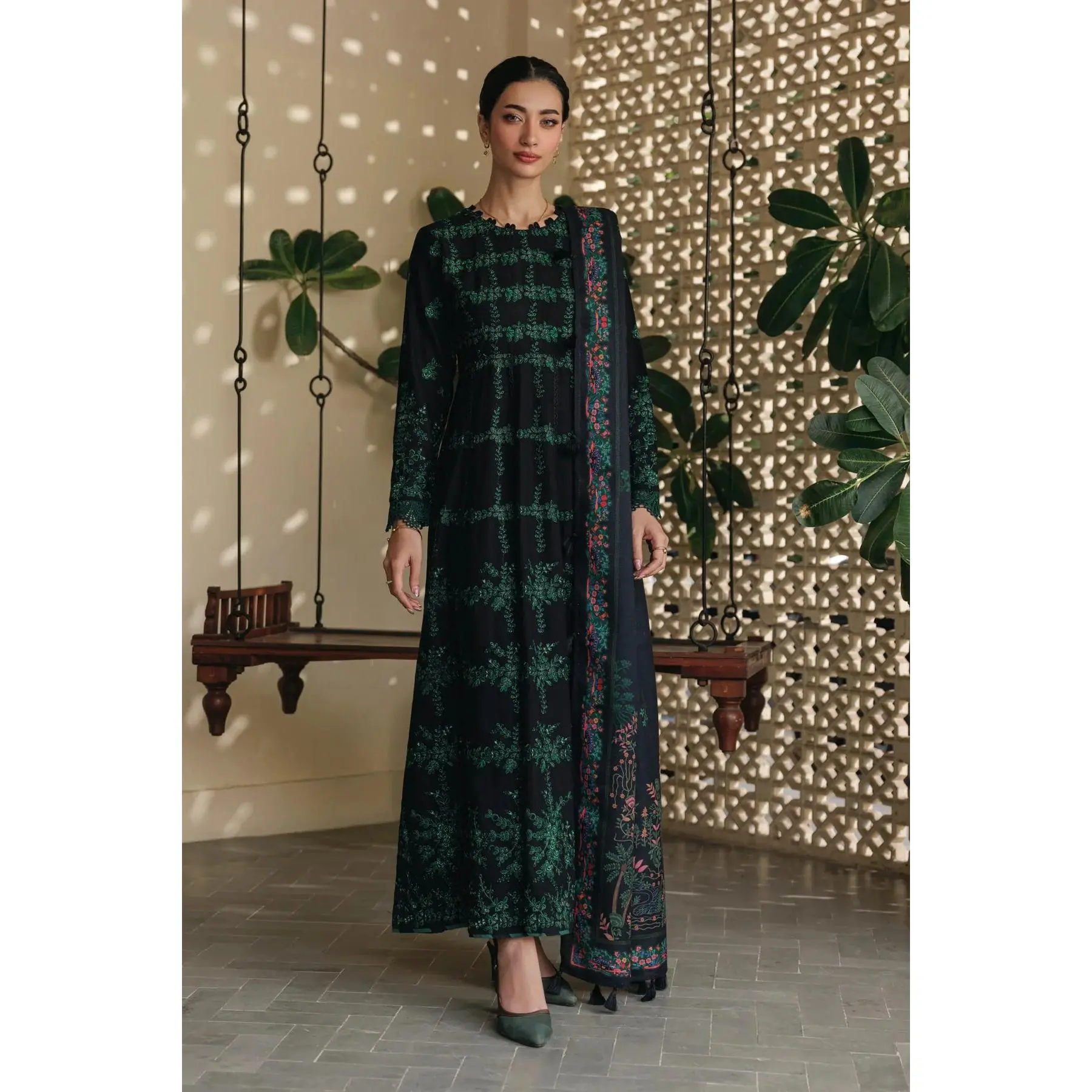 Xenia - Dazirah - Three Piece Slub Khaddar
