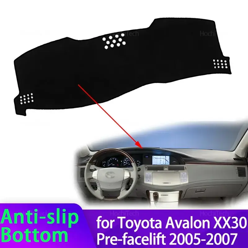 Dashboard Cover for Toyota Avalon XX30 2005 2006 2007 Anti-Slip Dashboard Cover Protective Pad Car Accessories Sunshade Carpet