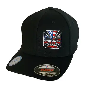 Flexfit "Never Fade" Patriotic Maltese Cross Hat