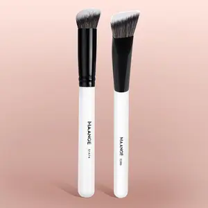 MAANGE 2pcs Professional Concealer Blurring Beauty Duo Brush Set, Face Makeup Brushes, Ideal for Flawless Coverage and Blending, Essential Tools for Makeup Application, Makeup Accessories Gifts for Friends