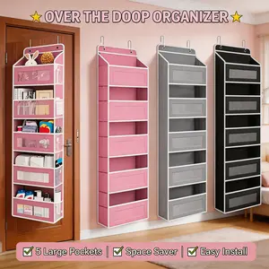 2026 Petit Bits 5-Tier Over The Door Organizer 10 Large Pockets Capacity anti-Tilt Sturdy Space-Saving Universal Storage Back to School Holiday Haul Deal Christmas Gift Home Accessories,Back to School 30 rack Baby Product Ptorage with anti-tip design