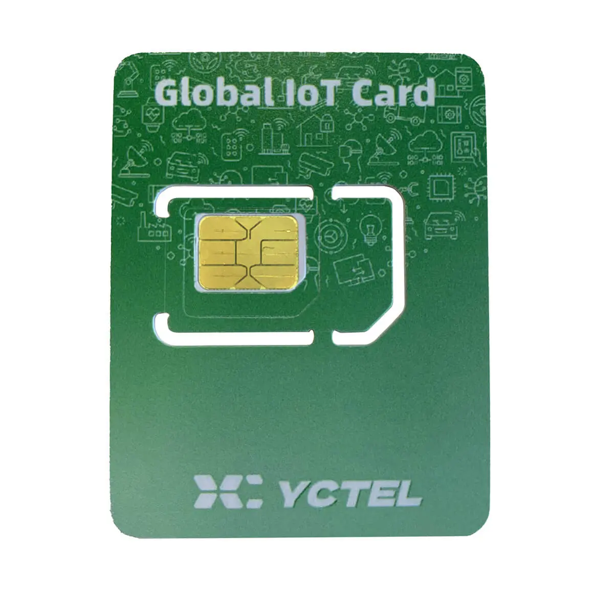 FUSION BUDGET SIM - ONE YEAR USE - YCTEL GREEN 1.0 SIM - 800000 Clicks per month - USA coverage plus major cities in Mexico and Canada