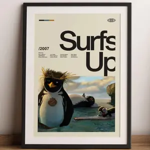 Surfs Up Poster, Premium Artwork Film Print, Home Decor, Wall Decor, Gift For Fan Surfs Up