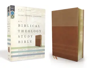 NIV, Biblical Theology Study Bible (Trace the Themes of Scripture), Leathersoft, Tan/Brown, Comfort Print: Follow God’s Redemptive Plan as It Unfolds throughout Scripture by D. A. Carson||T. Desmond Alexander||Richard Hess||Douglas  J. Moo||Andrew David