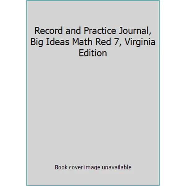 USED Book - Record and Practice Journal, Big Ideas Math Red 7, Virginia Edition (Paperback) - English