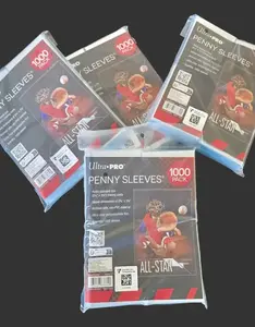 Ultra PRO Penny Sleeves 1000 Pack Archival-safe Non PVC Material for Pokemon & Sports Cards 2 5/8 x 3 5/8 Inches