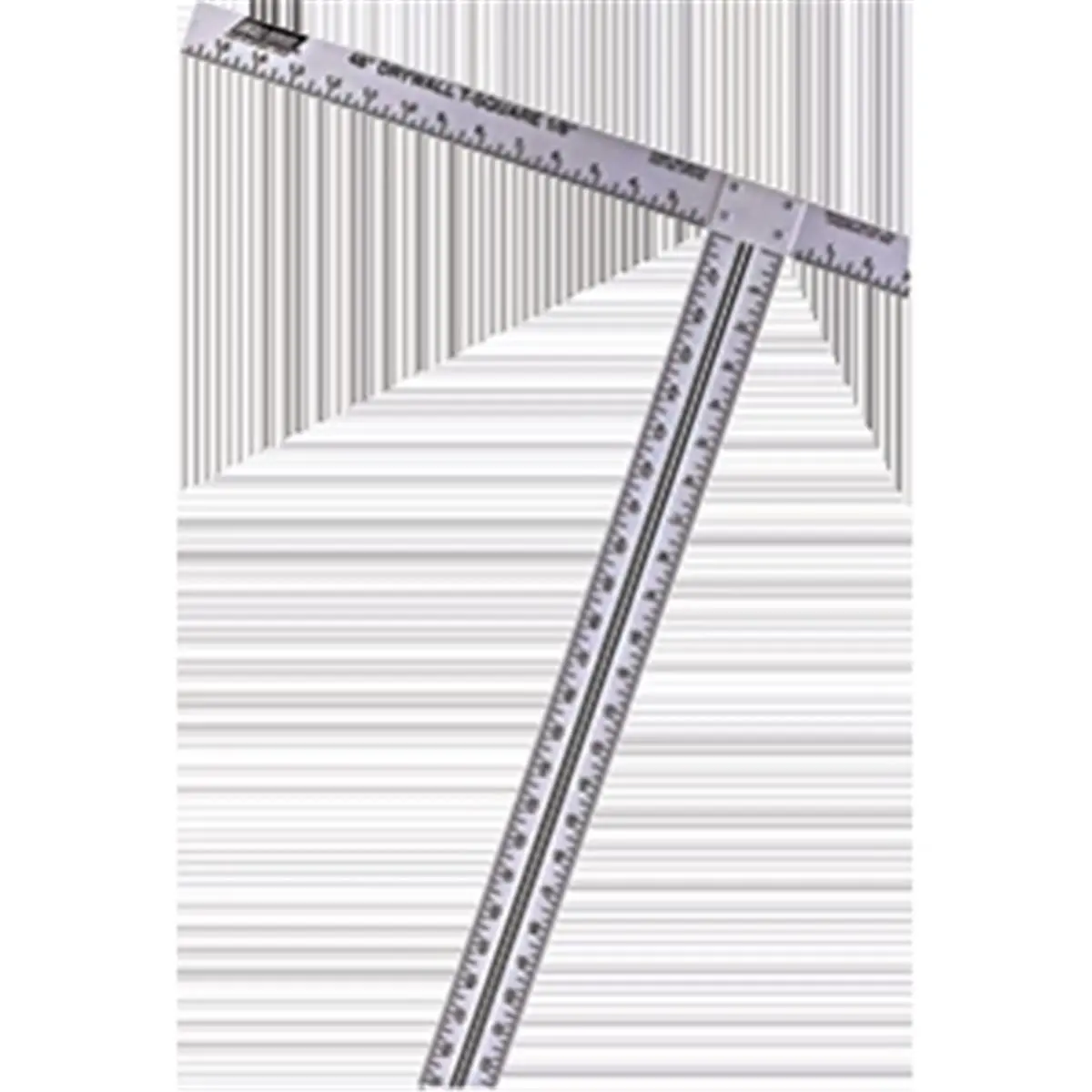 212 MAIN Metal Anodized Aluminum Drywall T-Square Wallboard Tool (09-001) - 0.18x47-7/8 in. Ruler, Cross-Head Angled, Calibrated Stud, Reverse Rule Measuring Instrument for Wall Measurement, School & Office Supplies