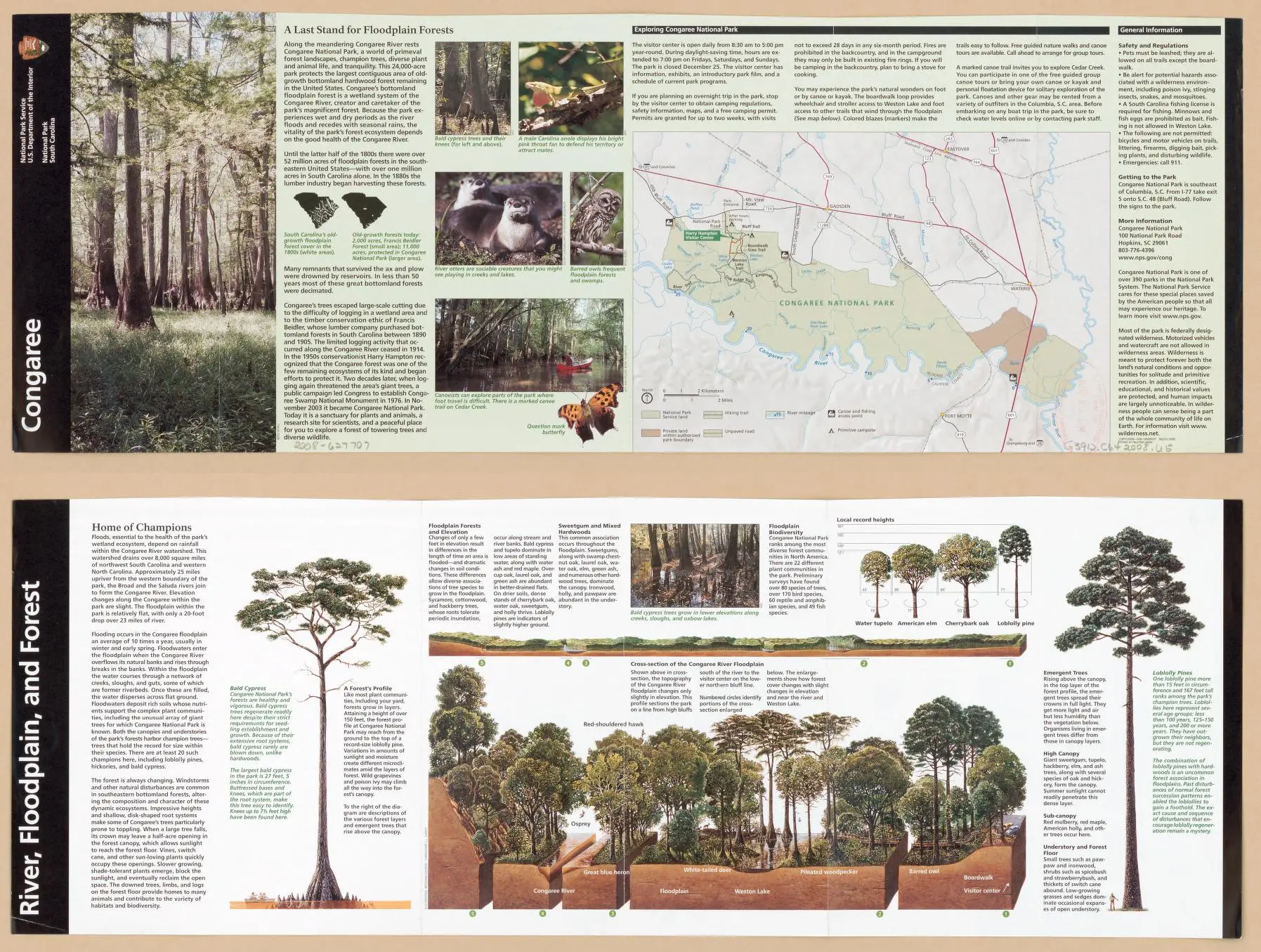 Congaree National Park Map