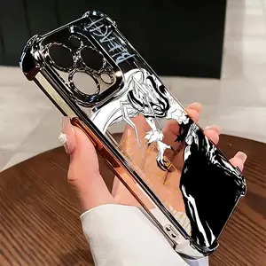 Youth Anime B-BLEACHS Phone Case for iPhone 16, 15, 14, 13, 12, 11 Pro Max, X, XR, XS Max, 8, 7 Plus - Shockproof Transparent Soft Back Cover