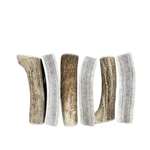 6 Pack Small Split Elk Antler Dog Chews, All Natural Premium Elk Antlers From Montana!
