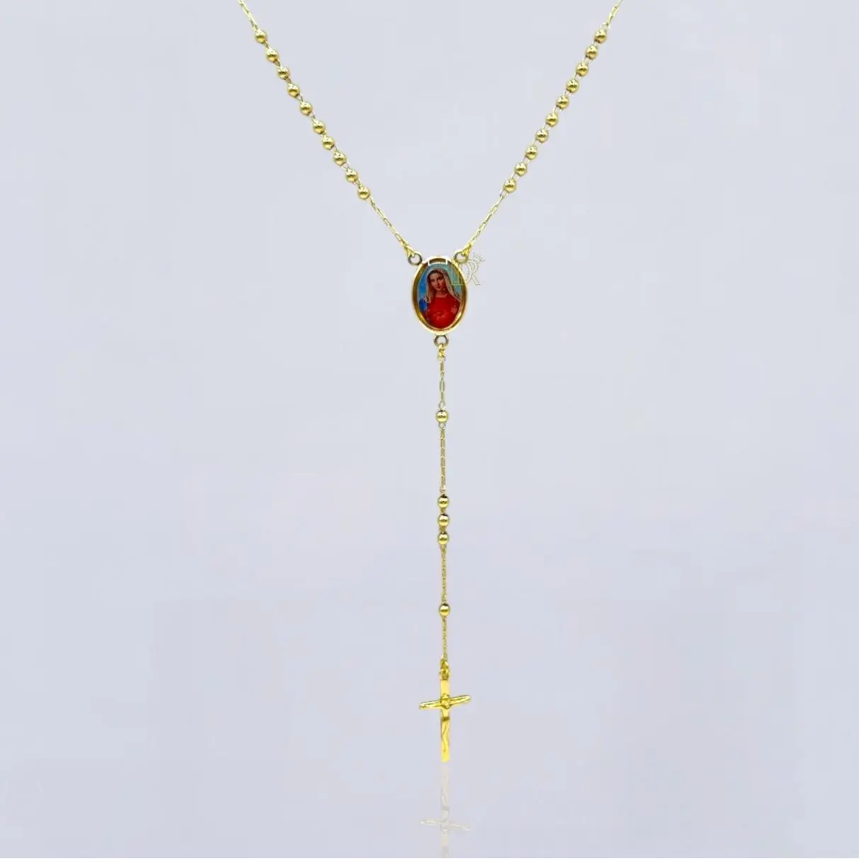 14K GOLD PLATED UNISEX ROSARY FOR DAILY AND RELIGIOUS USE