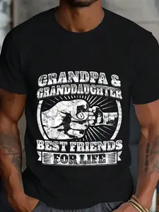 100% Cotton Grandpa Granddaughter Gift Family Shirt Grandad Fist Bump T-Shirt