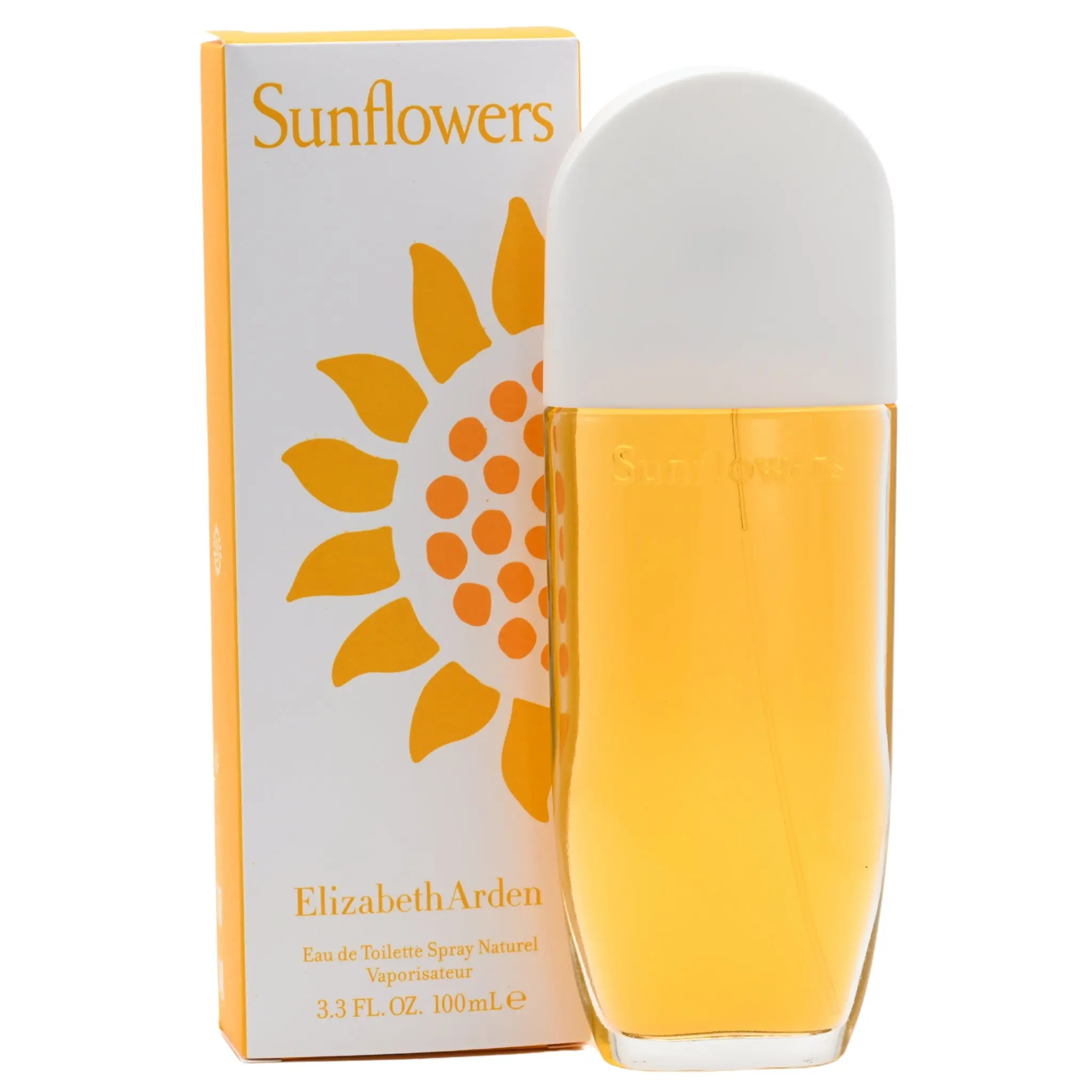 Elizabeth Arden Sunflowers Women's Fragrance - 3.4 fl oz Spray Perfumes for Women, Bright Citrusy Floral Eau de Toilette with Jasmine, Melon & Amber Musk Notes, Citrusy Floral Amber Signature Scent for Feminine Energy, Everyday Wear, Fresh Floral