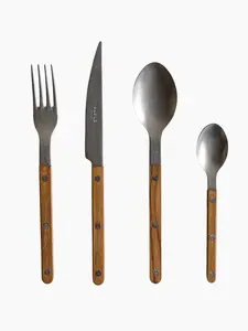 Bistrot Vintage Flatware Collection | Teak Wood