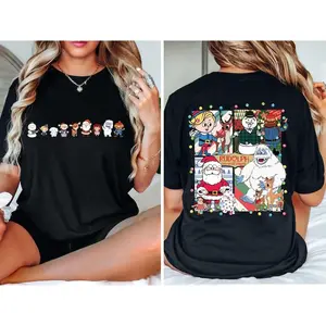 Delivered after Christmas-Rudolph Red Nosed Christmas T-Shirt, Misfit Toys Christmas T-shirt, Christmas Movie Tee, Holiday Family Matching Shirt, Cozy Xmas Tee