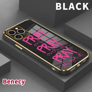 Electroplated Classic Square Smartphone Casing, Protective Anti-Slip TPU Accessory for iPhone 11,12,13,14 Plus,15 Pro Max,16,17 Devices with Enhanced Protection