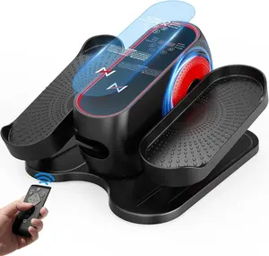 AXV Under Desk Elliptical Exercise Machine,Electric Ellipse Leg Exerciser As Seen On TV,Training Machines While Sitting for Seniors Home,Portable, Quiet, with Remote Control