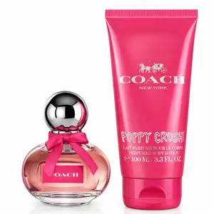 Coach Poppy Crush Eau De Parfum 2PCS Gift Set (1.0 oz + 3.4 oz Body Lotion)
