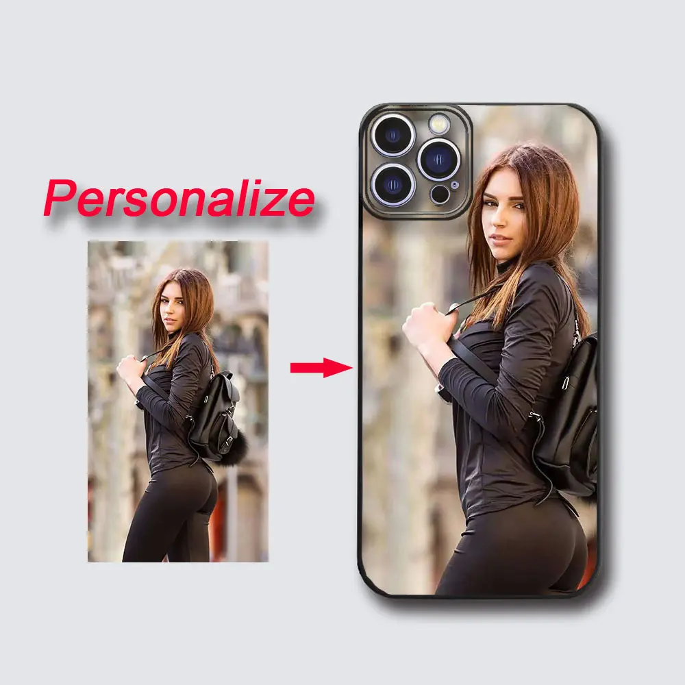 Custom Photo Phone Case – Please Send Image After Purchase.Custom Personalized Black TPU Phone Case for Iphone 11 Pro Max/ for Iphone 12/ for Iphone 12 Pro Max/ for Iphone 13/ for Iphone 13 Pro Max/ for Iphone 14/ for Iphone 14 Pro Max/ for Iphone 15