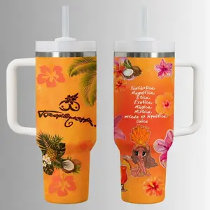 Viajando Por El Mundo Tropitour 20oz/30oz/40oz Stainless Steel Tumbler – Insulated Travel Cup, Gift for Music Fans