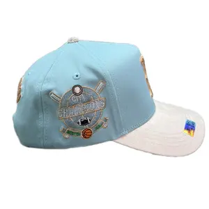 Hat Boston City of Champions Blue Beige Crystals