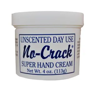 No-Crack Unscented Day Use Hand Cream -4oz Made in The USA Gentle Daily Restore Moisturizer Moisturize Hydrating Moisture Hydrate Moisturizing