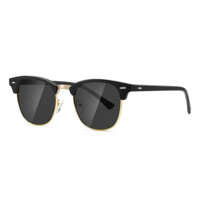 Clubmaster Sunglasses Retro Luxury UV Protection Unisex Aluminum Plastic Frame with Classic Clubmaster Shape