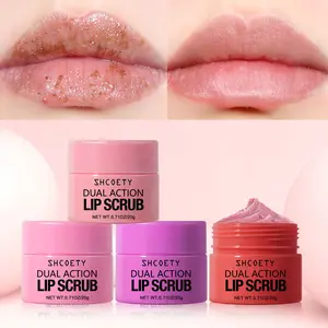 Four-Color Lip Exfoliating Set, Remove Dead Skin, Fade Lip Lines, Gentle Moisturizing Repair, Softening Smooth Lips, Hydrating Care Kit