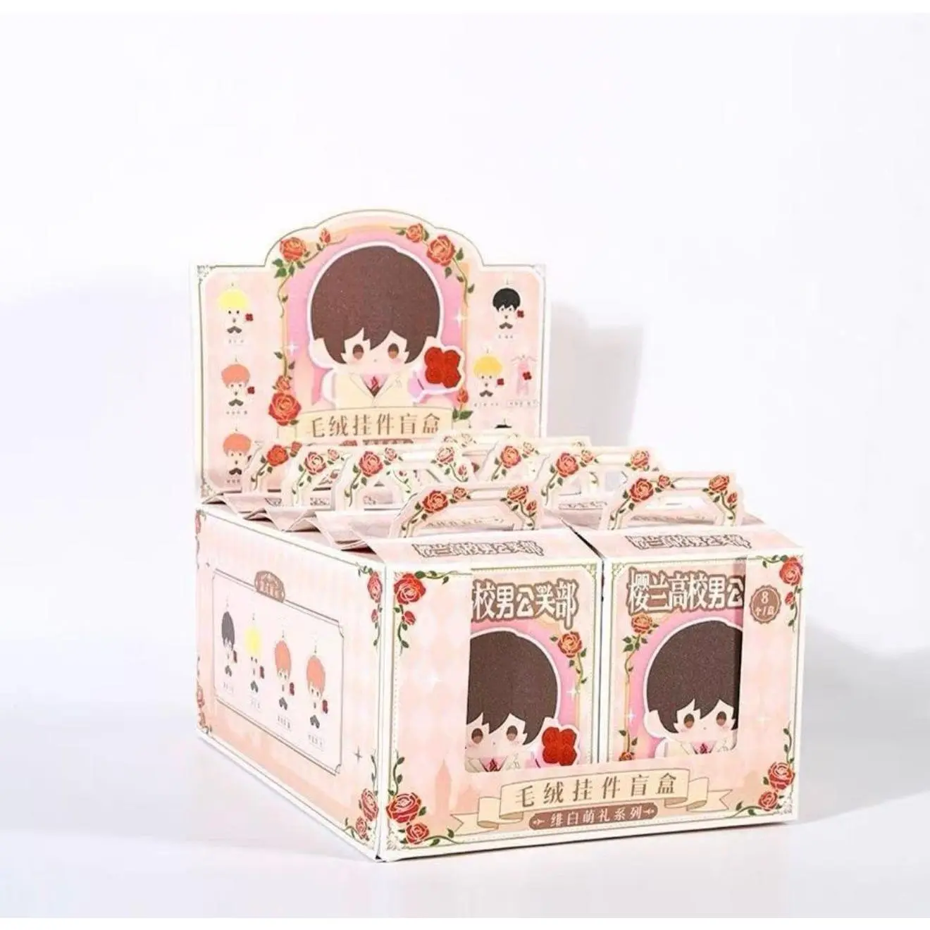 New Genuine Ouran High School Host Club Blind Box Haruhi Fujioka Anime Figures Tamaki Suoh Mystery Box Keychain Keyring Gift Toy