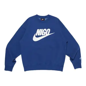 Nike x Nigo NRG Fleece Crew Sweatshirt Navy (men) by StockX