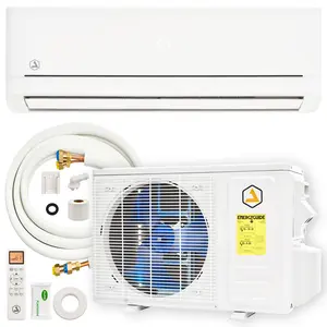 [Summergarden][Ships in 2 Boxes] AMERLIFE 12,000 BTU Mini Split Air Conditioner & Heat Pump System with Pro Fast-Fit Set, 115V/220V 18 SEER2 Ductless Inverter Mini Split, Easy DIY Install AC for Bedroom Living Room, No Professional Needed