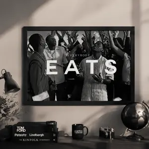 Paid in Full 'Everybody Eats' Movie Poster – Cult Classic Film Wall Art | Hypebeast-Inspired Decor for Bathroom, Restroom, Nursery, or Kids Room