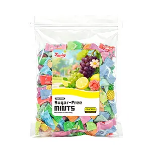 Sugar-Free Mints, 10.58oz/bag, Peppermint, Mixed flavors, Long-Lasting Freshness, Fresh Breath,  Sugar-Free, Gluten-Free, Office Snacks, On-the-Go Treats, snacks, Halloween party favors