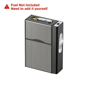 Outdoor Portable Windproof Lighter Case, USB Charging,Lighter Box for Livingroom BedroomOffice Outdoor(Fuel NotIncluded)