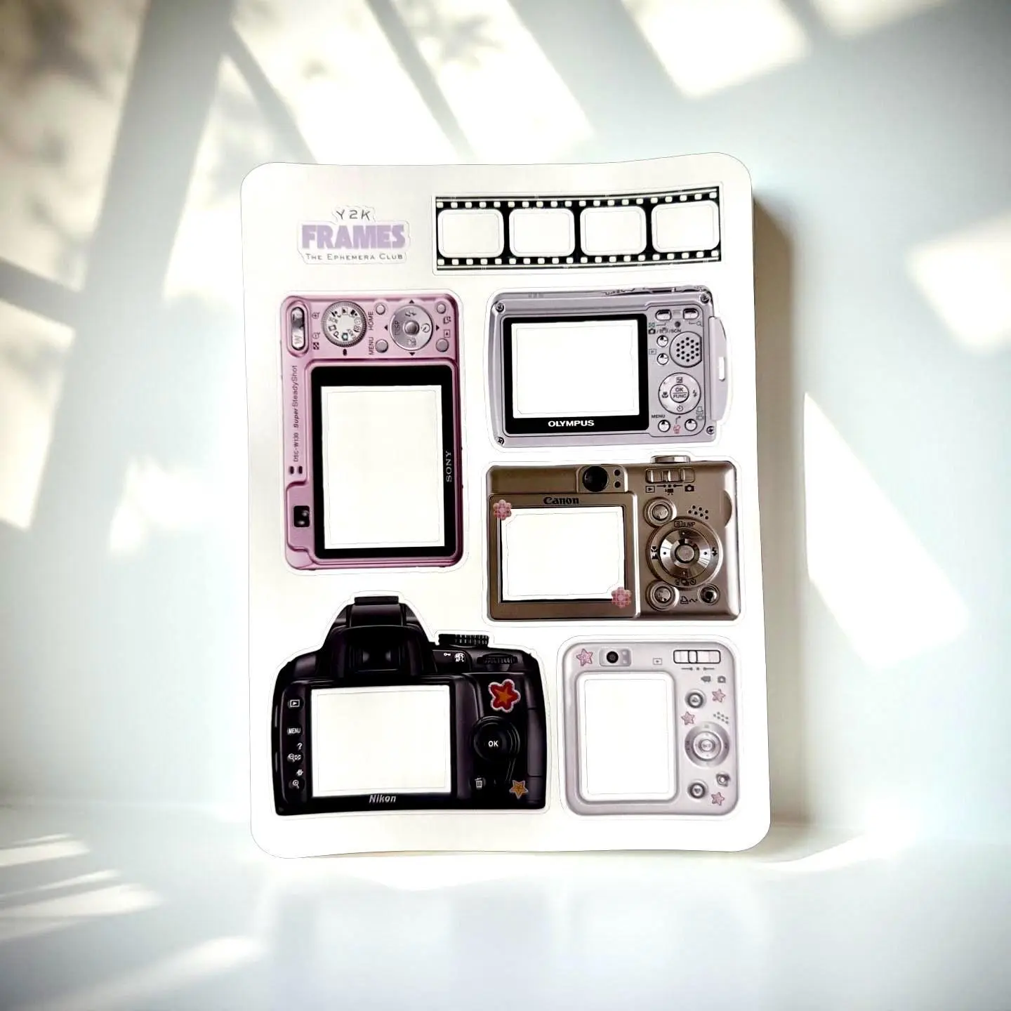 Y2K Camera & Vintage TV Frame Stickers