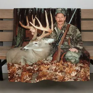 D@le Earnhardt #3 Hunting Blanket All Seasons Warm Microfiber for Bedroom Bed Couch Chair Living Room Air Conditioning Cool Blankets Ultra Soft Plush Material