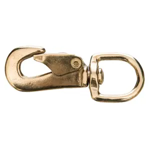 Jeffers Solid Brass Spring Snap