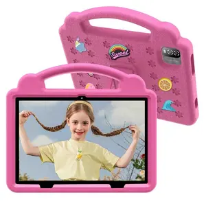Parents Control Design Learning Tablet, Learning Entertainment Tablet, Multifunctional Educational Tablet with Educational App, Dual Camera, Shockproof Case, Birthday Gifts