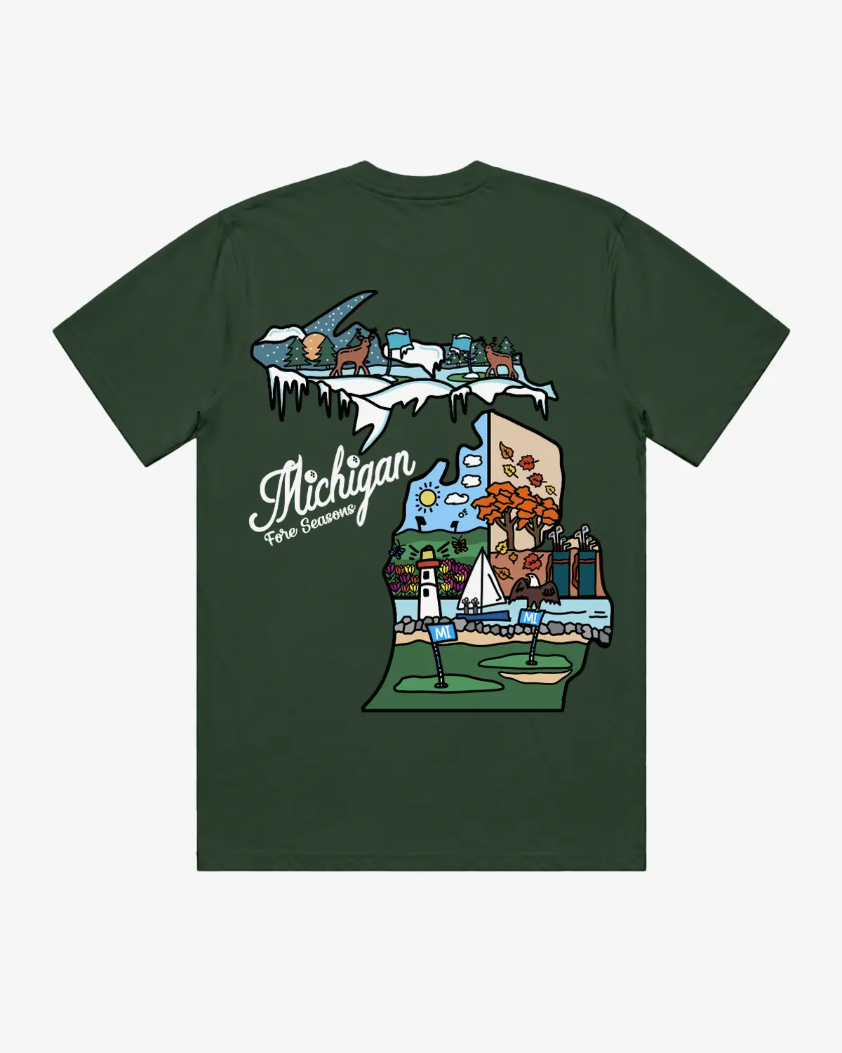 Rossi X Colt "Fore Seasons" Tee