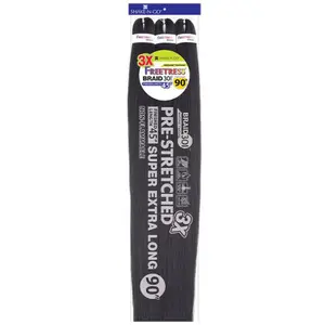 Shake-N-Go 3x Braid 301 90" FreeTress Synthetic Braiding Hair