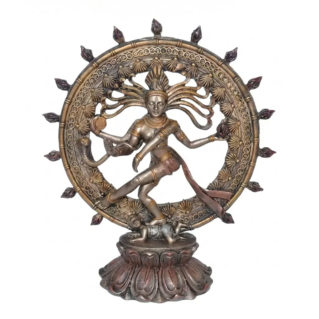 9" Shiva Nataraja — The Cosmic Dancer Bronze Tone Statue 9" Shiva Nataraja — The Cosmic Dancer Bronze Tone Statue