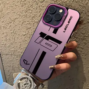 Fashion C Charles Leclerc 16 Phone Case for iPhone 17 16e 16 15 14 13 12 11 Mini Pro Max Air X XR XS Max 8 7 Plus Anti-Drop Matte Back Cover